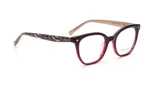 Image 2 of Maroon CatEye Eyeglasses for Women from Ted Baker Available at Titan Eye+