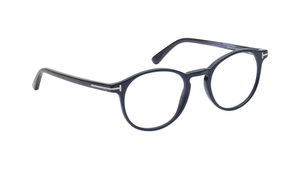 Image 2 of Blue Round Rimmed Eyeglasses for Men from Tom Ford Available at Titan Eye+
