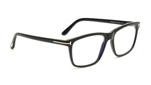 Image 2 of Black Geometric Eyeglasses for Men from Tom Ford Available at Titan Eye+