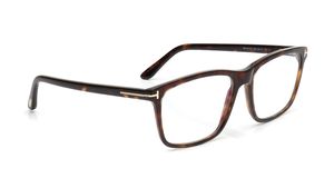 Image 2 of Brown Geometric Eyeglasses for Men from Tom Ford Available at Titan Eye+
