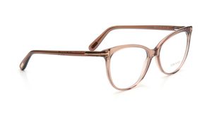 Image 2 of Brown CatEye Eyeglasses for Women from Tom Ford Available at Titan Eye+