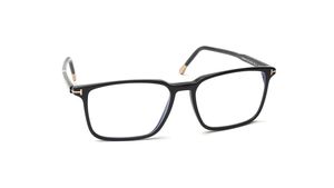 Image 2 of Black Rectangle Eyeglasses for Men from Tomford Available at Titan Eye+