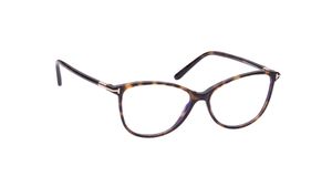 Image 2 of Brown Square Eyeglasses for Women from Tom Ford Available at Titan Eye+