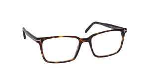Image 2 of Brown Rectangle Eyeglasses for Men from Tom Ford Available at Titan Eye+