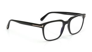 Image 2 of Black Square Eyeglasses for Men from Tom Ford Available at Titan Eye+