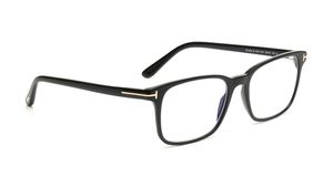 Image 2 of Black Square Eyeglasses for Men from Tomford Available at Titan Eye+