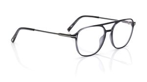 Image 2 of Grey Aviator Eyeglasses for Men from Tomford Available at Titan Eye+