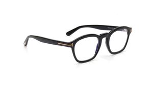 Image 2 of Black Rectangle Eyeglasses for Men from Tomford Available at Titan Eye+