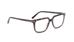 Image 2 of Brown Rectangle Eyeglasses for Men from Tomford Available at Titan Eye+