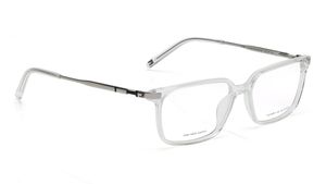 Image 2 of Black Rectangle Rimmed Eyeglasses for Men from Tommy Hilfiger Available at Titan Eye+