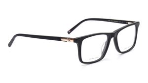 Image 2 of Black Square Eyeglasses for Men from Tommy Hilfiger Available at Titan Eye+