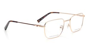 Image 2 of Gold Square Eyeglasses for Men from Tommy Hilfiger Available at Titan Eye+