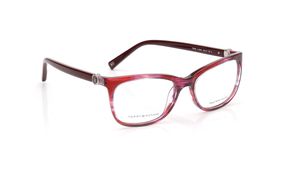 Image 2 of Red Rectangle Eyeglasses for Women from Tommy Hilfiger Available at Titan Eye+