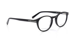 Image 2 of Round Black Rimmed Eyeglasses for Men and Women from Tommy Hilfiger Available at Titan Eye+