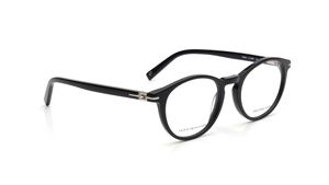 Image 2 of Black Round Eyeglasses for Men and Women from Tommy Hilfiger Available at Titan Eye+