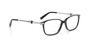 Image 2 of Black Rectangle Eyeglasses for Women from Tommy Hilfiger Available at Titan Eye+