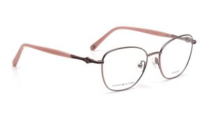 Image 2 of Pink Square Rimmed Eyeglasses for Women from Tommy Hilfiger Available at Titan Eye+