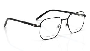 Image 2 of Blue Square Rimmed Eyeglasses for Men from Tommy Hilfiger Available at Titan Eye+