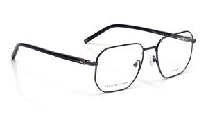 Image 2 of Gold Square Rimmed Eyeglasses for Men from Tommy Hilfiger Available at Titan Eye+