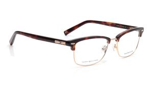 Image 2 of Brown Clubmaster Eyeglasses for Women from Tommy Hilfiger Available at Titan Eye+