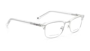 Image 2 of Transparent Clubmaster Eyeglasses for Women from Tommy Hilfiger Available at Titan Eye+