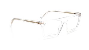 Image 2 of Transparent Square Eyeglasses for Men from Tommy Hilfiger Available at Titan Eye+