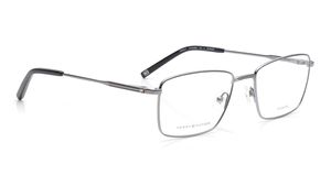 Image 2 of Gun Metal Rectangle Eyeglasses for Men from Tommy Hilfiger Available at Titan Eye+