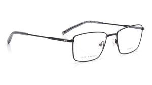 Image 2 of Black Rectangle Eyeglasses for Men from Tommy Hilfiger Available at Titan Eye+
