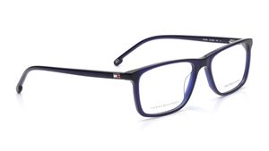Image 2 of Blue Square Eyeglasses for Men from Tommy Hilfiger Available at Titan Eye+