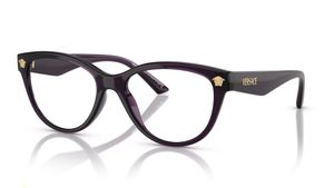 Image 2 of Violet CatEye Eyeglasses for Women from Versace Available at Titan Eye+