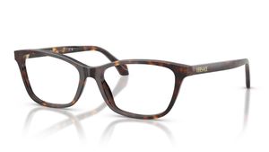 Image 2 of Havana CatEye Eyeglasses for Women from Versace Available at Titan Eye+