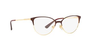 Image 2 of Brown Cateye Rimmed Eyeglasses for Women from Vogue Eyewear Available at Titan Eye+