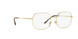 Image 2 of Gold Geometric Rimmed Eyeglasses for Women from Vogue Eyewear Available at Titan Eye+