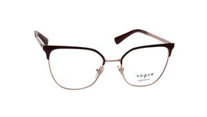 Image 2 of Red Rectangle Rimmed Eyeglasses for Women from Vogue Eyewear Available at Titan Eye+