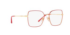 Image 2 of Red Square Rimmed Eyeglasses for Women from Vogue Eyewear Available at Titan Eye+