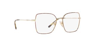 Image 2 of Brown and Black Square Rimmed Eyeglasses for Women from Vogue Eyewear Available at Titan Eye+