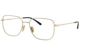 Image 2 of Gold Square Eyeglasses for Women from Vogue Eyewear Available at Titan Eye+