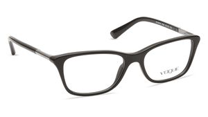 Image 2 of Black Cateye Rimmed Eyeglasses (FVO5010IW4451|51) from Vogue Eyewear Available at Titan Eye+