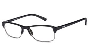 Image 2 of Black Rectangle Rimmed Eyeglasses (FVO5012IW4454|54) from Vogue Eyewear Available at Titan Eye+