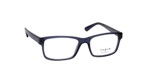 Image 2 of Blue Rectangle Rimmed Eyeglasses for Men from Vogue Eyewear Available at Titan Eye+