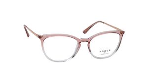 Image 2 of Pink CatEye Rimmed Eyeglasses for Women from Vogue Eyewear Available at Titan Eye+