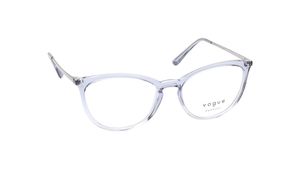 Image 2 of Blue CatEye Rimmed Eyeglasses for Women from Vogue Eyewear Available at Titan Eye+
