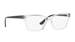 Image 2 of Transparent Pillow Rimmed Eyeglasses for Women from Vogue Eyewear Available at Titan Eye+