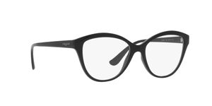Image 2 of Black Phantos Rimmed Eyeglasses for Women from Vogue Eyewear Available at Titan Eye+
