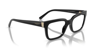 Image 2 of Black Pillow Eyeglasses for Women from Vogue Eyewear Available at Titan Eye+