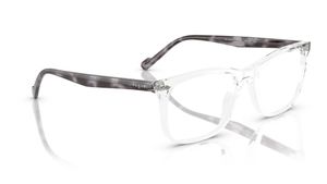 Image 2 of Transparent Pillow Eyeglasses for Men from Vogue Eyewear Available at Titan Eye+