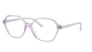 Image 2 of Lavender Geometric Eyeglasses for Women from Vogue Eyewear Available at Titan Eye+