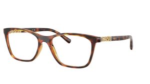 Image 2 of Havana Rectangle Eyeglasses for Women from Vogue Eyewear Available at Titan Eye+
