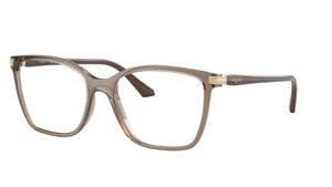 Image 2 of Brown Square Eyeglasses for Women from Vogue Eyewear Available at Titan Eye+