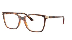 Image 2 of Havana Square Eyeglasses for Women from Vogue Eyewear Available at Titan Eye+